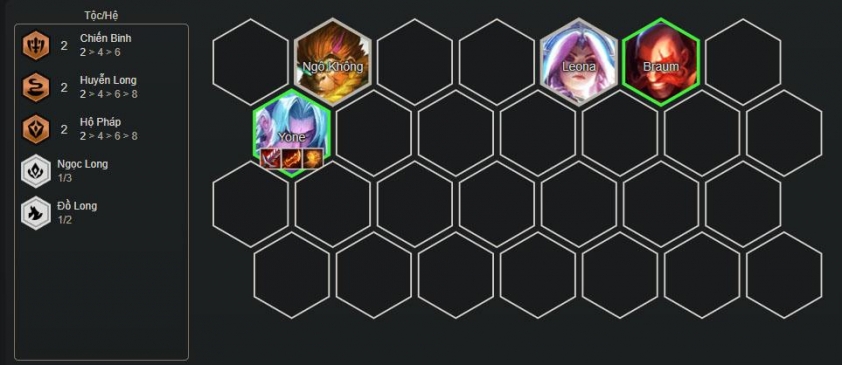Giai đoạn đầu game đội hình Yone Chiến Binh Cách xây dựng đội hình đầu game Yone Chiến Binh