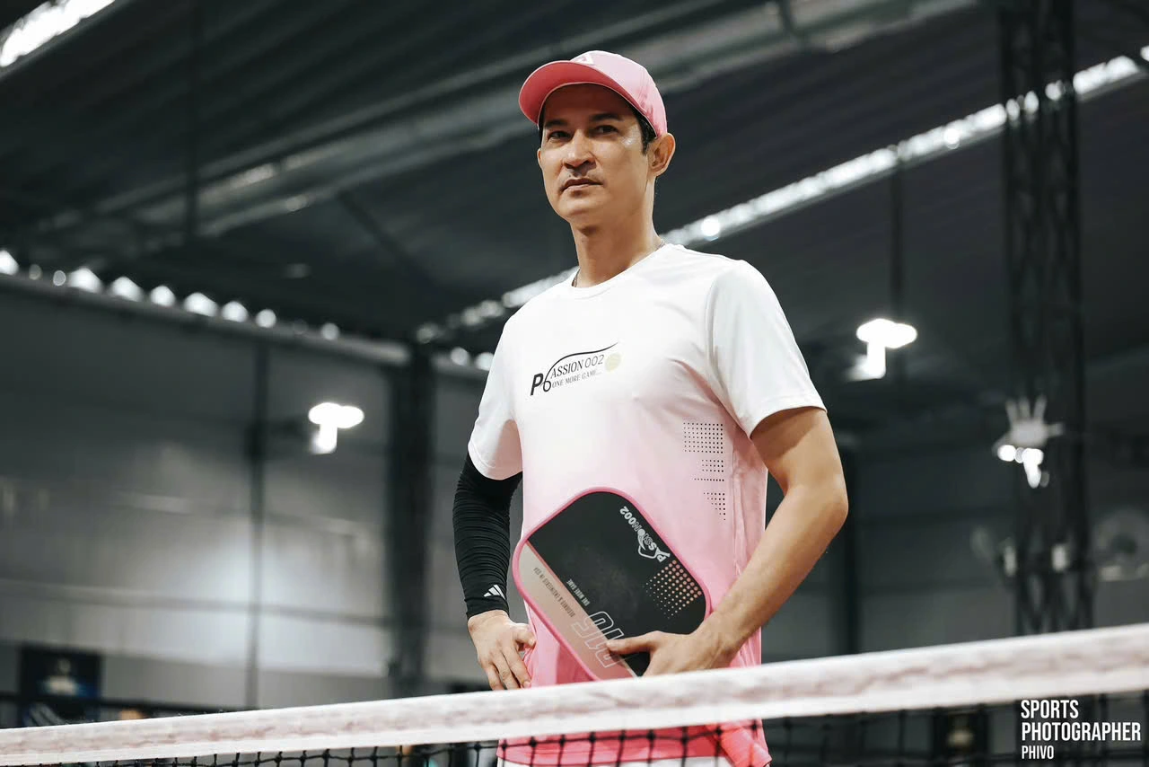 Diễn viên Huy Khánh tích cực góp mặt trong các mùa giải pickleball thiện nguyện