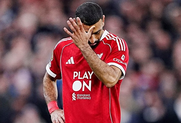 Phong độ hàng công Liverpool suy giảm