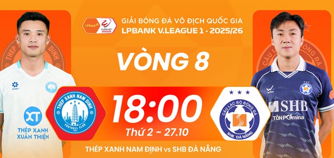 Nam Định chạm trán Đà Nẵng. Cuộc so tài giữa Nam Định và Đà Nẵng