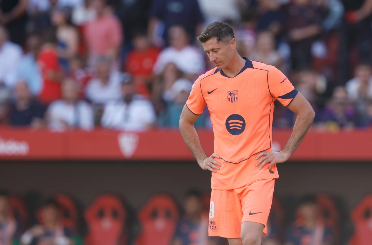 Robert Lewandowski trong màu áo Barcelona