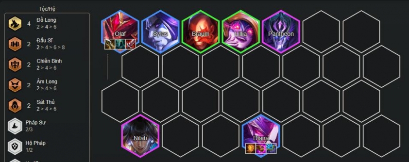 Đội hình Olaf Reroll