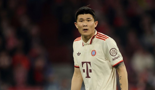 Kim Min-jae trong màu áo Bayern Munich