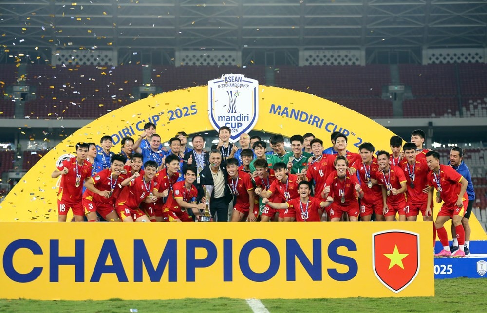 U23 Việt Nam vô địch U23 Đông Nam Á 2025 U23 Việt Nam đăng quang giải U23 Đông Nam Á