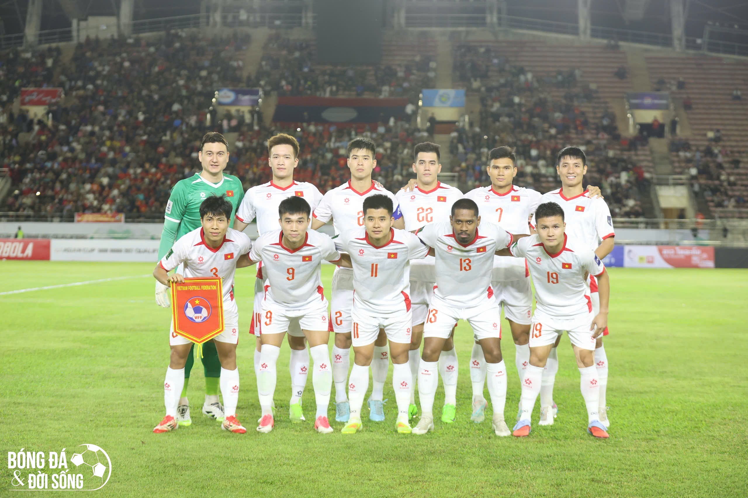 Đội tuyển Việt Nam bước vào trận đấu với quyết tâm giành trọn 3 điểm Tuyển Việt Nam thi đấu quyết tâm trước Lào