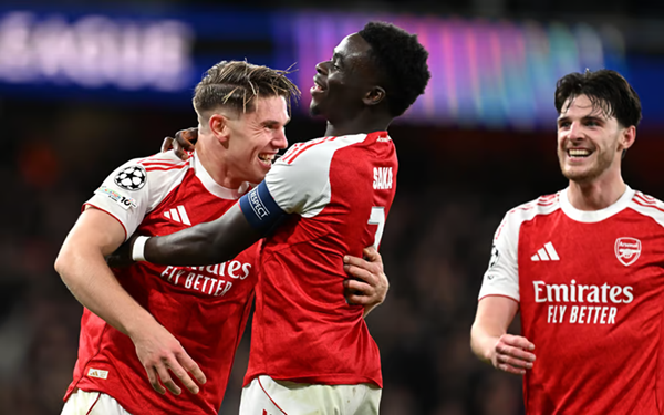 Pháo thủ áp đảo Atletico với lối chơi quyết liệt Arsenal thi đấu quyết liệt và hiệu quả