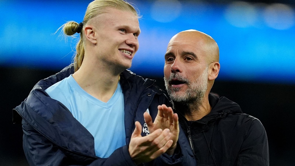 Pep Guardiola tự hào về Erling Haaland