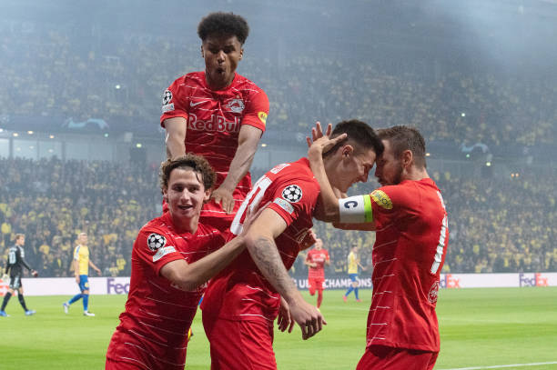 Adeyemi và Sesko từng là những người đồng đội thân thiết.