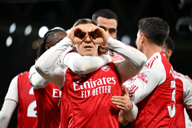 Leandro Trossard thi đấu bùng nổ cho Arsenal