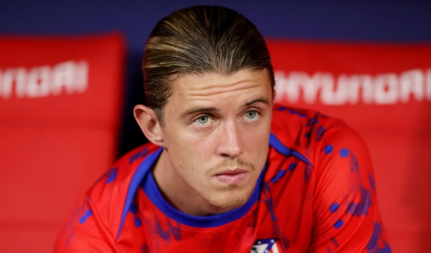 Gallagher có thể trở lại Ngoại hạng Anh. Conor Gallagher trong màu áo Atletico Madrid