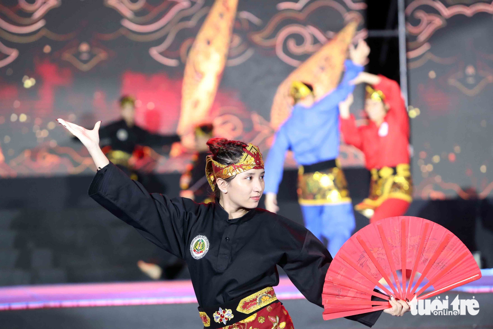 Tiết mục biểu diễn pencak silat tại liên hoan