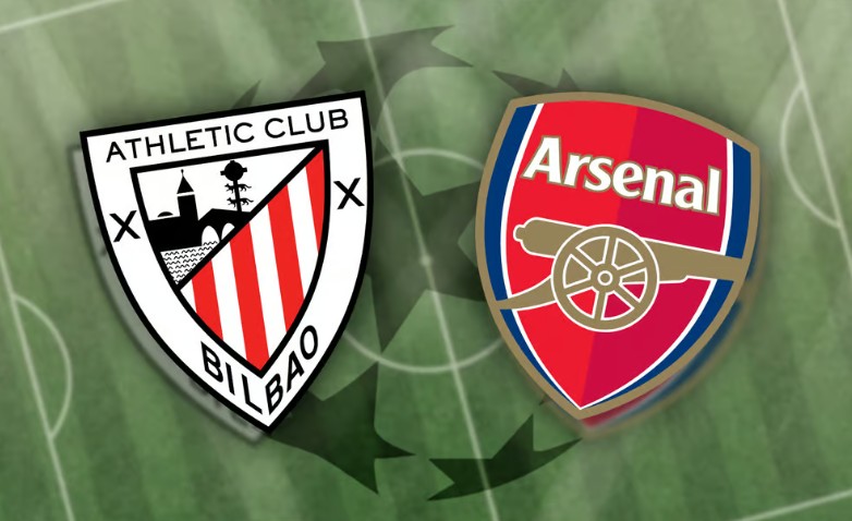 Screenshot trận đấu Arsenal vs Athletic Bilbao