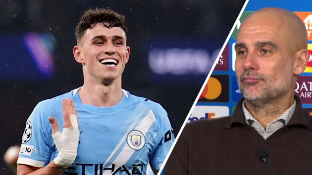 Huấn luyện viên Pep Guardiola ca ngợi Phil Foden