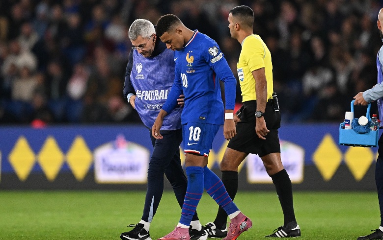 Mbappe rời đội tuyển Pháp vì chấn thương Mbappe chấn thương, lỡ trận cuối cùng vòng loại World Cup 2026 - Ảnh 2