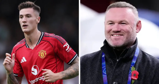 Wayne Rooney bên cạnh Benjamin Sesko