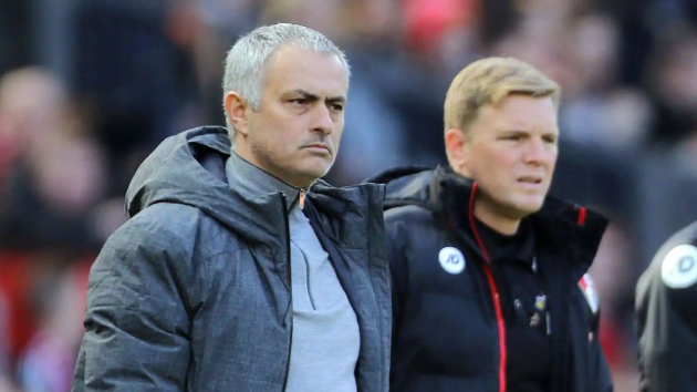 Jose Mourinho và Eddie Howe tại cuộc họp báo Jose Mourinho và Eddie Howe tại cuộc họp báo