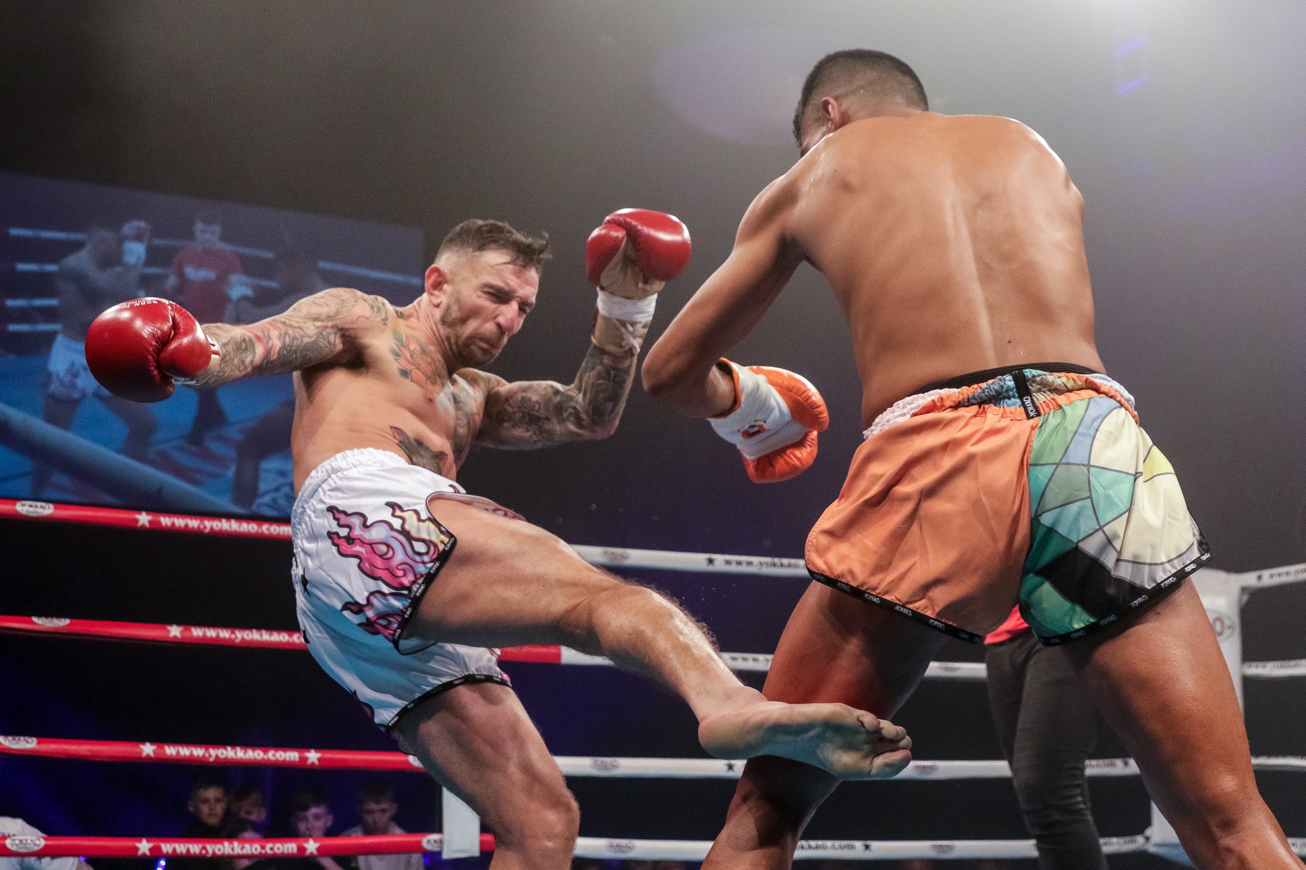 Những đòn đá thấp rất được đề cao trên võ đài chuyên nghiệp