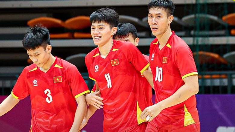 Futsal Việt Nam thắng đậm Lebanon, chính thức dự vòng chung kết châu Á 2026 - Ảnh 1 Futsal Việt Nam thắng đậm Lebanon, chính thức dự vòng chung kết châu Á 2026