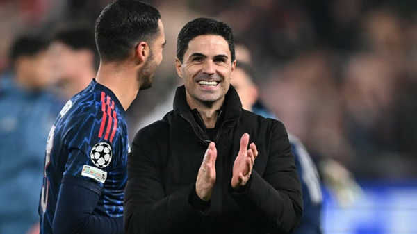 Biểu đồ chiến thắng của Arteta ở Champions League c3